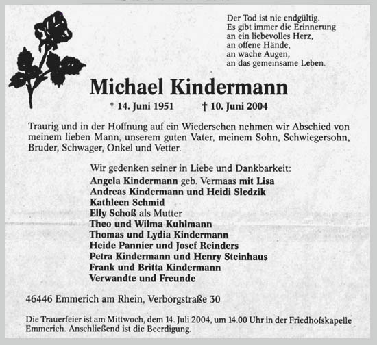 Michael Kindermann Emmerich